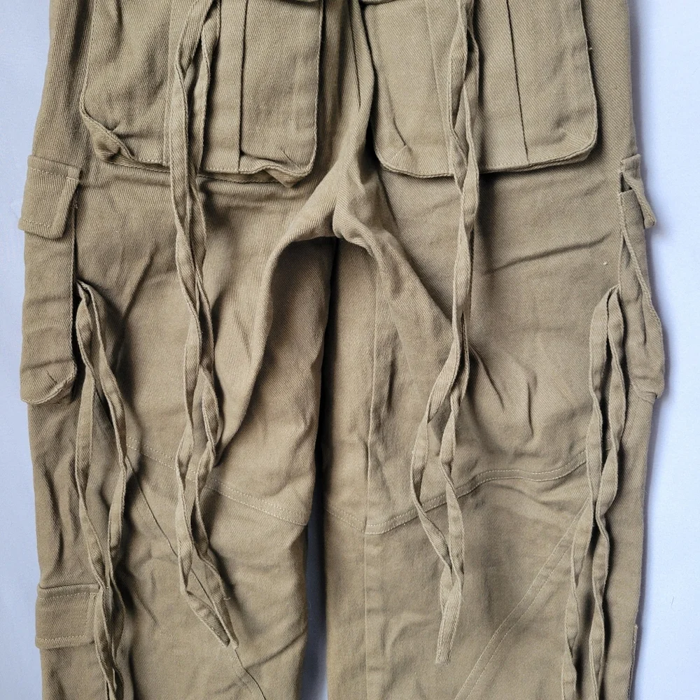 I.AM.GIA Olive Green Cargo Track Pants - Picture 11 of 16